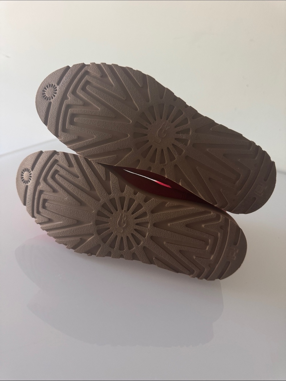 UGG Kristin Classic Slim Booties Red Size 6.5 - Picture 12 of 15